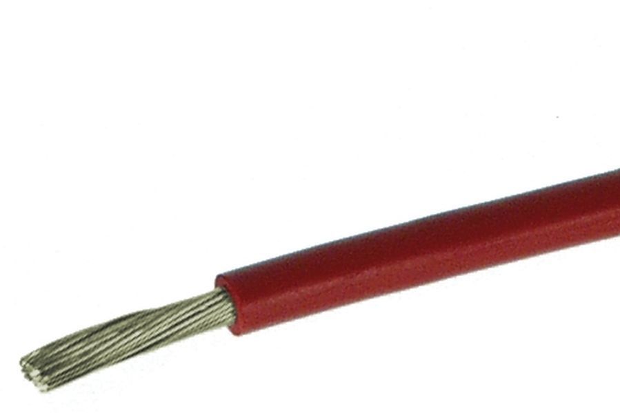 H07V-K - strand tinned - 1 x 10 mm², red - cable